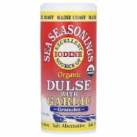 Maine Coast Organic Sea Seasonings - Dulse Granules with Garlic - 1.5 oz Shaker - Pack of 3
