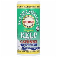 Maine Coast Organic Sea Seasonings - Kelp Granules with Cayenne - 1.5 oz Shaker - Pack of 3