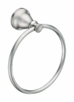 Moen Hilliard Brushed Nickel Towel Ring Metal - Total Qty: 1