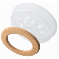 Miracle Gro 1.5 in. H x 10 in. Dia. Cork/Plastic Hybrid Plant Saucer Clear - Total Qty: 24