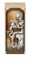 Beistle Halloween Party Decoration Mummy Restroom Door Cover - 12 Pack (1/Pkg)