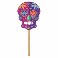 Beistle Halloween Party Decoration Day Of The Dead Yard Sign - 6 Pack