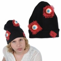 Beistle Halloween Party Decoration Eyeballs Knit Cap - 12 Pack (1/Pkg)