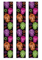 Beistle Halloween Day Of The Dead Party Decoration Panels - 12 Pack (3/Pkg)