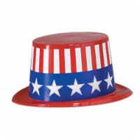 The Beistle Company Patriotic Hat - Red Perspective: Main