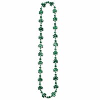 The Beistle Company St Patrick's Day Shamrock Necklace Perspective: Main