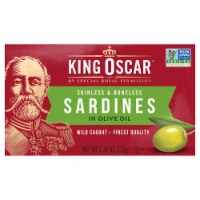 King Oscar Wild Caught Skinless & Boneless Sardines in Olive Oil Perspective: Main