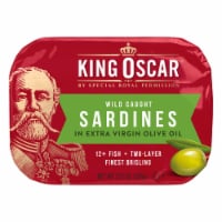 King Oscar Wild Caught Sardines in Extra Virgin Olive Oil Perspective: Main