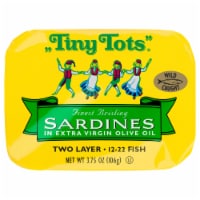 King Oscar Tiny Tots® Sardines in Extra Virgin Olive Oil Perspective: Main