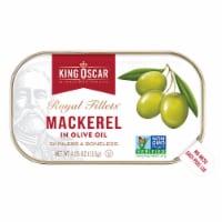King Oscar Royal Fillet Skinless/Boneless Mackerel in Olive Oil