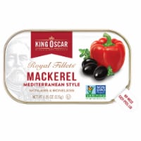 King Oscar Royal Fillets Mediterranean Style Mackerel