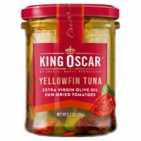 King Oscar Yellowfin Tuna in Extra Virgin Olive Oil and Sun Dried Tomatoes