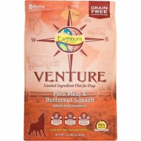 Earthborn Holistic PF57020 Venture Pork Meal & Butternut Squash Grain-Free Dry Dog Food - 25