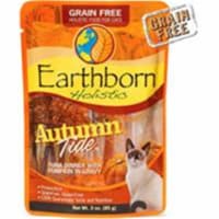 Earthborn 40071621 3 oz Grain-Free Autumn Tuna Pouch Cat Food