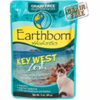 Earthborn 40071625 3 oz Grain-Free Key West Tuna Pouch Cat Food