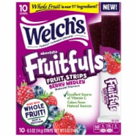 Welch's® Absolute Fruitfuls Berry Medley Fruit Strips Perspective: Main