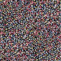 Roommates RMK11610RL Petite Floral Peel & Stick Wallpaper, Black