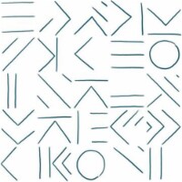Roommates RMK11638RL Down The Line Peel & Stick Wallpaper, Blue