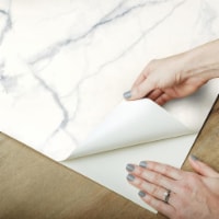 RoomMates Decor Carrara Marble Peel & Stick Wallpaper - Blue & Grey
