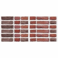 RoomMates RMK4062GM Brick Peel & Stick Giant Wall Decals - Red