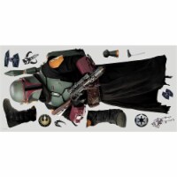 RoomMates RMK4890GM Boba Fett Peel & Stick Giant Wall Decal, Red, Green & Brown