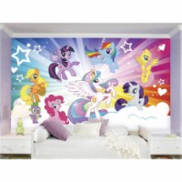 Roommates Wall Decor My Little Pony Cloud XL Chair Rail Prepasted Mural - Ultra Strippable