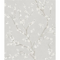 RoomMates Grey Cherry Blossom Peel & Stick Wallpaper