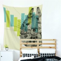 Roommates RMK3984TAP 52 x 60 in. Millennium Falcon Tapestry