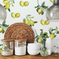 Roommates RMK4670SCS Lemon Peel & Stick Wall Decals 40