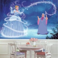 Roommates JL1375M 6 x 10.5 ft. Disney Princess Cinderella - Magic XL Wallpaper Mural