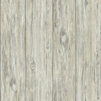 Roommates RMK9086WP Grey Mushroom Wood Peel & Stick Wallpaper