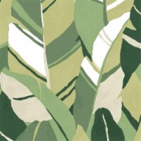Roommates RMK11573RL 30 in. Hearts of Palm Peel & Stick Wallpaper, Black
