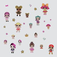 RoomMates RMK3888SCS Lol Surprise Peel & Stick Wall Decals