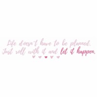 Roommates RMK4694SCS 1.05 x 0.77 to 8.19 x 3.49 in. Netflix Always & Forever, Lara Jean Quote
