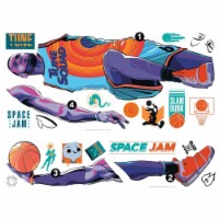RoomMates RMK4729GM Space Jam Lebron Peel & Stick Giant Wall Decals, Purple, Orange & Teal