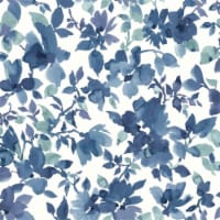 RoomMates® Blue & White Watercolor Floral Peel & Stick Wallpaper