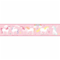 Roommates RMK11498BD Magical Unicorn Peel & Stick Wallpaper Border