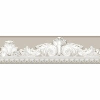 Roommates RMK11508BD Architectural Scroll Peel & Stick Wallpaper Border