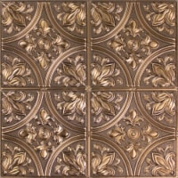 RoomMates Copper Tin Peel & Stick Tile Backsplash Perspective: Main