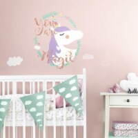 Roommates RMK3627GM Unicorn Magic Peel & Stick Giant Wall Decals