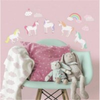 Roommates RMK3628SCS Unicorn Magic Peel & Stick Wall Decals