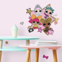 RoomMates RMK3889GM Lol Surprise Peel & Stick Giant Wall Decals