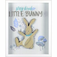 RoomMates AVE10018 8 x 10 in. Stay Kind Little Bunny Wall Decor, Blue