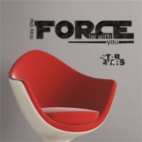 RoomMates 35 x 9 in. Star Wars Classic May the Force Peel & Stick Wall Decals, Mul