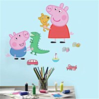Roommates RMK3185GM Peppa Pig & George Playtime Giant Wall Decals