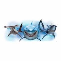 Roommates Wall Decor Disney Pixar Finding Nemo Sharks Giant Wall Decal