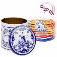Finger Licking Dutch, Stroopwafel Cookies, in Dutch Tin 8 Ct (QTY: 1)