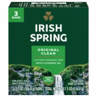 Irish Spring Original Clean Deodorant Bar Soap