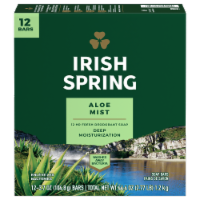 Irish Spring Aloe Mist Deep Moisturization Deodorant Soap Bars