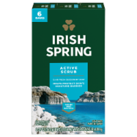 Irish Spring Active Scrub Bar Soap